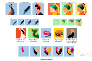 NeuralSVG – 文本驱动矢量图形生成技术，转化为有层次结构的矢量图形