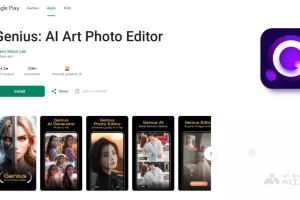 Genius – AI图像处理应用，满足不同风格转换、质量增强、对象移除