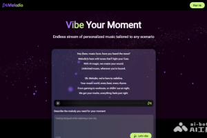 Melodio – 昆仑万维推出的全球首款AI流媒体音乐APP