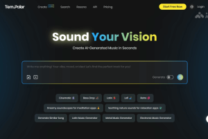 TemPolor – AI音乐生成平台，快速生成无版权作品