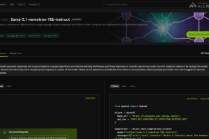 Nemotron-70B-Instruct – 英伟达推出的大语言模型