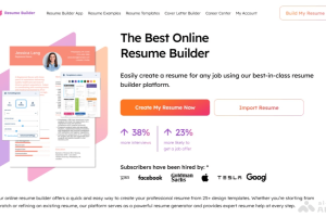 Resume Builder – AI简历生成工具，创建专业有效符合招聘要求的简历