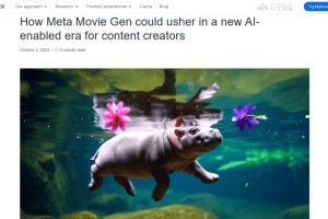 Movie Gen – Meta推出文本驱动的AI视频生成与编辑工具