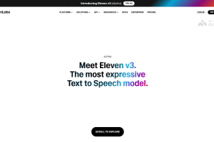 Eleven v3 – ElevenLabs推出的AI文本转语音模型