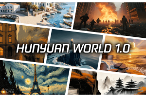 混元3D世界模型 1.0 – 腾讯开源的3D世界生成模型