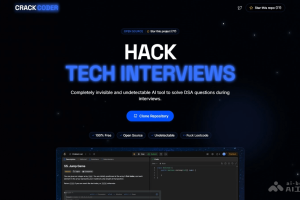 Crack Coder – AI技术面试工具，提供实时编程问题支持