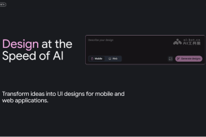Stitch – 谷歌实验室推出的AI工具，能生成UI设计和前端代码