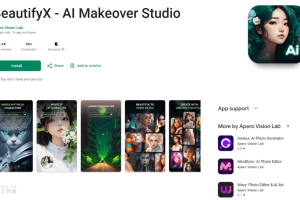 BeautifyX – AI照片生成应用，将肖像和风景照转换成AI动漫风格图像