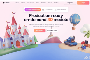KAEDIM – 3D模型AI生成平台，高质量生成3D模型资产