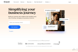 Tailor Brands – AI Logo设计平台，支持设计名片、信纸、社交媒体封面等服务