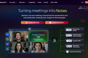 Spinach AI – AI会议助手，自动记录会议内容提取关键决策