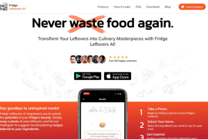 Fridge Leftovers AI – AI烹饪应用，识别食材推荐个性化食谱