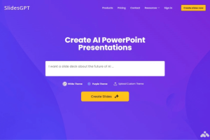 SlidesGPT – AI演示文稿生成器，基于ChatGPT API自动生成
