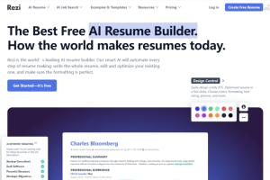 Rezi – AI简历生成工具，根据工作职位要求定制化生成简历