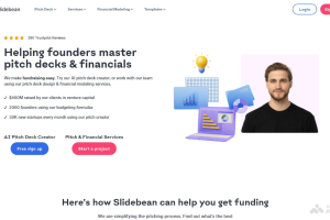 slidebean – AI PPT生成工具，快速生成商业计划书、项目汇报等专业PPT