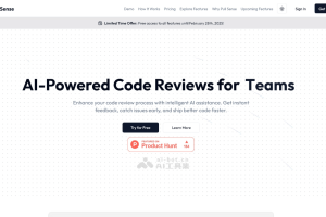 Pull Sense – AI代码审查工具，自动分析代码、识别语法错误、安全漏洞等