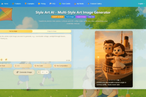 Style Art AI – AI图像创作工具，支持生成各种艺术风格作品