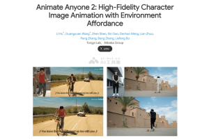 Animate Anyone 2 – 阿里通义推出的高保真角色图像动画生成技术