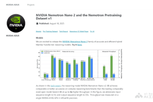 NVIDIA Nemotron Nano 2 – 英伟达推出的高效推理模型