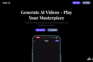 Vatic AI – AI视频生成工具，快速制作与文本内容匹配的视频场景