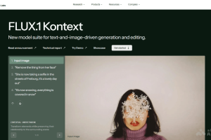 FLUX.1 Kontext – Black Forest Labs 推出的图像生成与编辑模型
