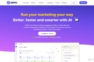 ZEPIC – AI营销平台，分析数据快速生成个性化的营销活动