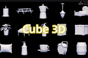 Cube 3D – Roblox 推出的 AI 3D 生成模型