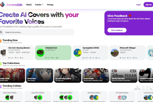 Jammable – AI音乐翻唱平台，选择歌手声音或风格进行个性化创作