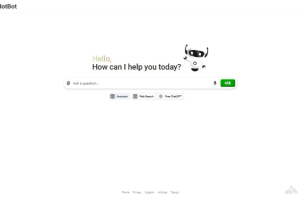 HotBot – AI搜索引擎，支持新闻、图片、视频等多种搜索选项