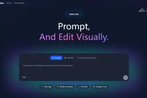 VibeFlow – AI无代码开发平台，自然语言构建全栈Web应用