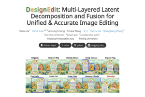 DesignEdit – 微软等开源的AI图像分层处理编辑框架