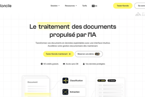 Koncile – AI文档提取工具，转换为结构化数据