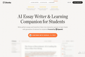 Olovka AI – AI学术写作辅助平台，提供针对性的写作建议