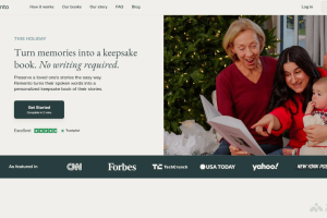 Remento – AI传记撰写工具，将口述内容转化为实体书籍