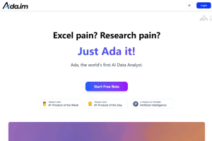 Ada – AI数据分析师工具，自动获取、清理和更新数据