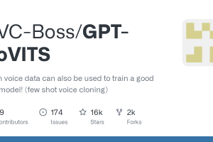 GPT-SoVITS – 开源的声音克隆项目，只需少量数据即可合成声音
