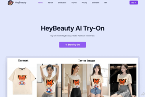 HeyBeauty – AI虚拟试衣平台，提供风格推荐和尺寸预测功能