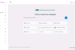 Decode Investing – AI股票分析平台，快速定位提供详细分析报告