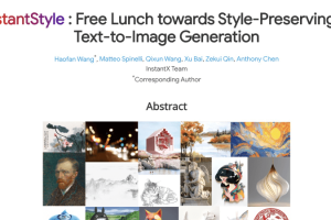 InstantStyle – 开源的个性化文本到图像生成框架，保留风格一致性