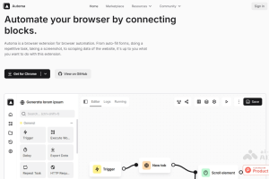 Automa – AI浏览器扩展工具，自动执行网页各种任务操作