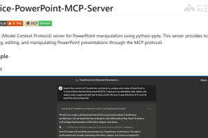 Office-PowerPoint-MCP-Server – 基于MCP的开源PPT生成与编辑工具
