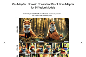 ResAdapter – 字节推出的扩散模型分辨率适配器