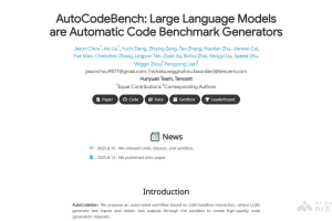AutoCodeBench – 腾讯混元开源测评大模型代码能力的数据集