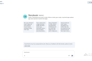 Storybook – 谷歌Gemini推出的AI绘本生成工具