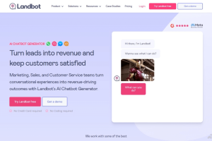Landbot – AI驱动的零编码创建聊天机器人平台，支持全渠道部署