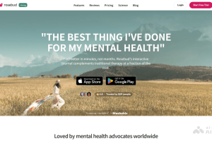 Rosebud – AI日记应用，分析日志提供心理健康支持