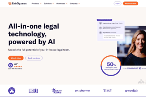 LinkSquares – AI合同管理平台，提供合同创建、审核、管理全流程服务
