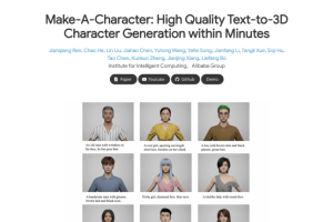 Make-A-Character：阿里开源的AI 3D数字人生成框架
