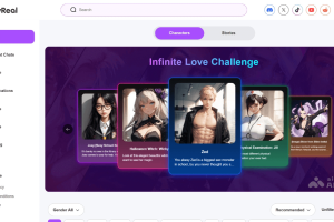 HeyReal – AI虚拟角色创建平台，支持兴趣和需求定制 AI 角色