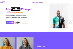 VirtualFit – AI虚拟试衣工具，提供AI换衣、图像恢复与扩展等多功能